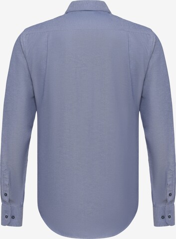 DENIM CULTURE Slim fit Overhemd ' BRADLEY ' in Blauw