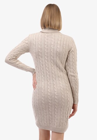 Robes en maille Felix Hardy en beige