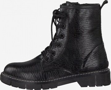 MARCO TOZZI Lace-Up Ankle Boots in Black