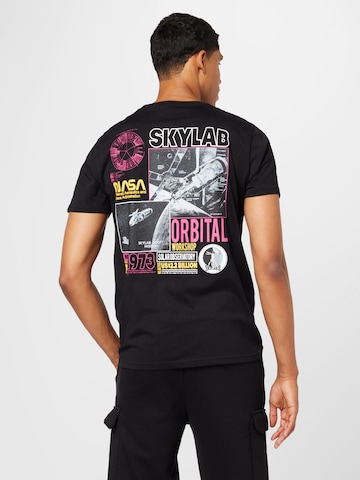 Maglietta 'Skylab' di ALPHA INDUSTRIES in nero