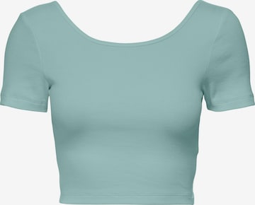 ONLY - Camiseta 'Clean' en azul: frente