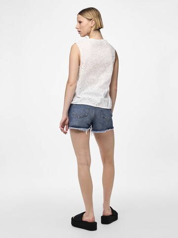 PIECES Top 'PCKacey' in White