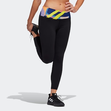 Skinny Pantalon de sport 'Love Unites Believe' ADIDAS SPORTSWEAR en noir