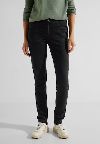 CECIL Loose fit Jeans in Black: front