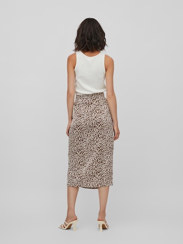 VILA Skirt in Brown