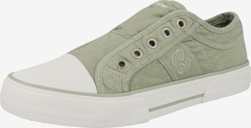 s.Oliver - Sapatilhas slip-on em verde: frente