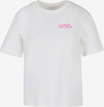 Mister Tee Shirts 'Cutie Balaclava' i hvid: forside