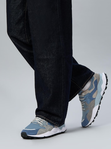 Baskets basses 'YAMANO 3 MAN' Flower Mountain en bleu : devant