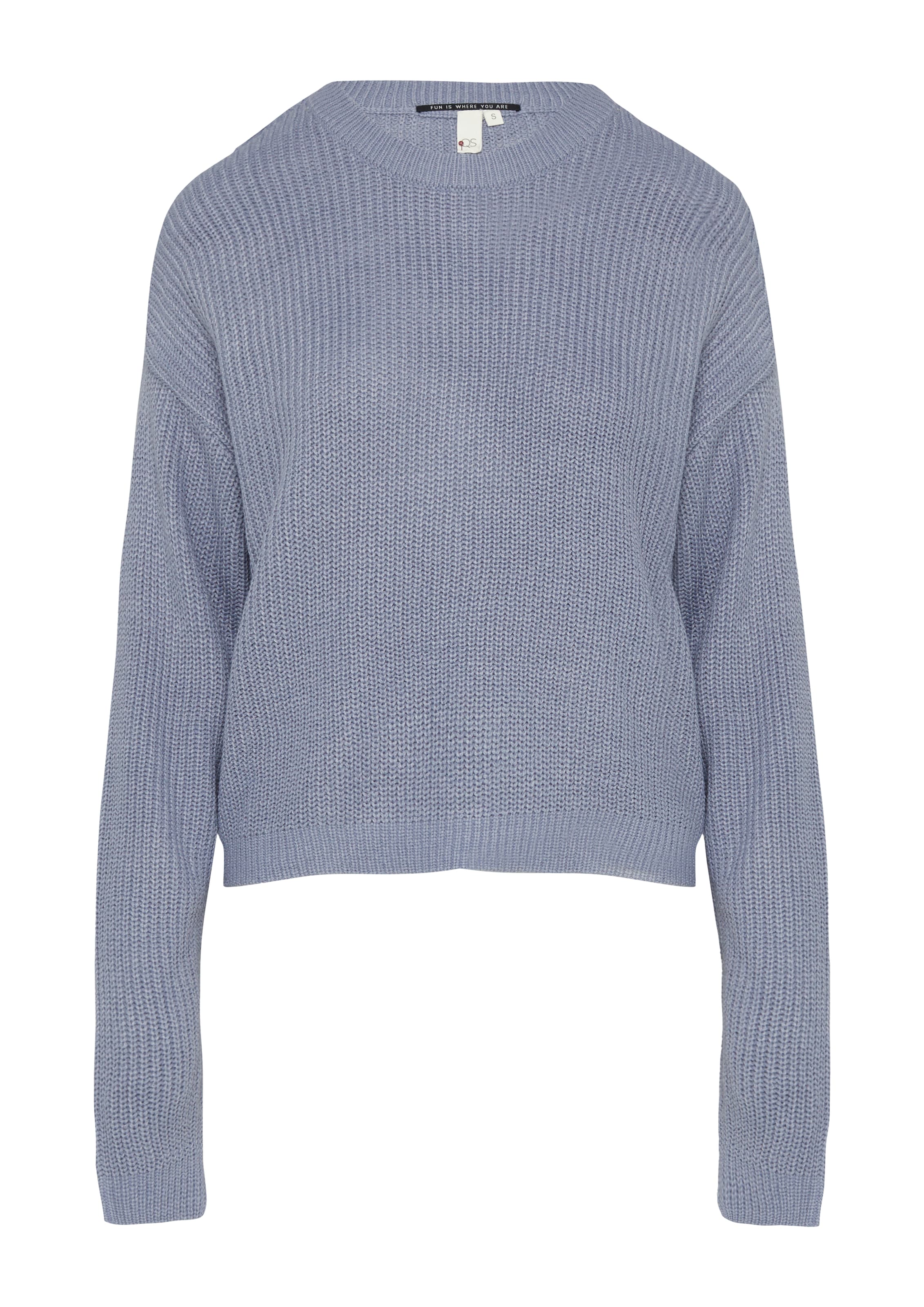 QS Pullover in Blau: Vorderseite