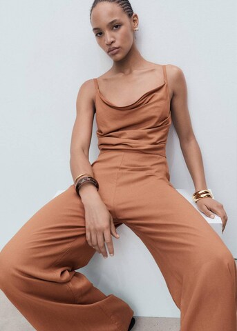 MANGO Jumpsuit 'Ricky' in Brown
