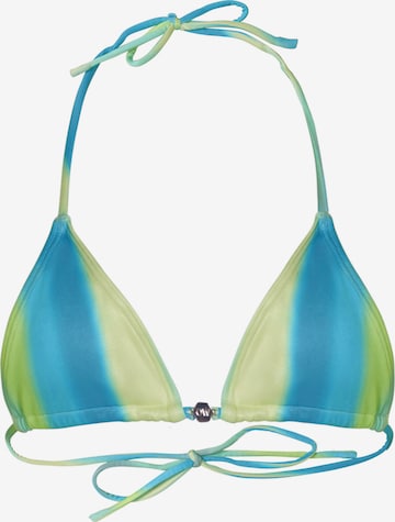OW Collection Triangel Bikinitop 'ARIEL' in Groen: voorkant