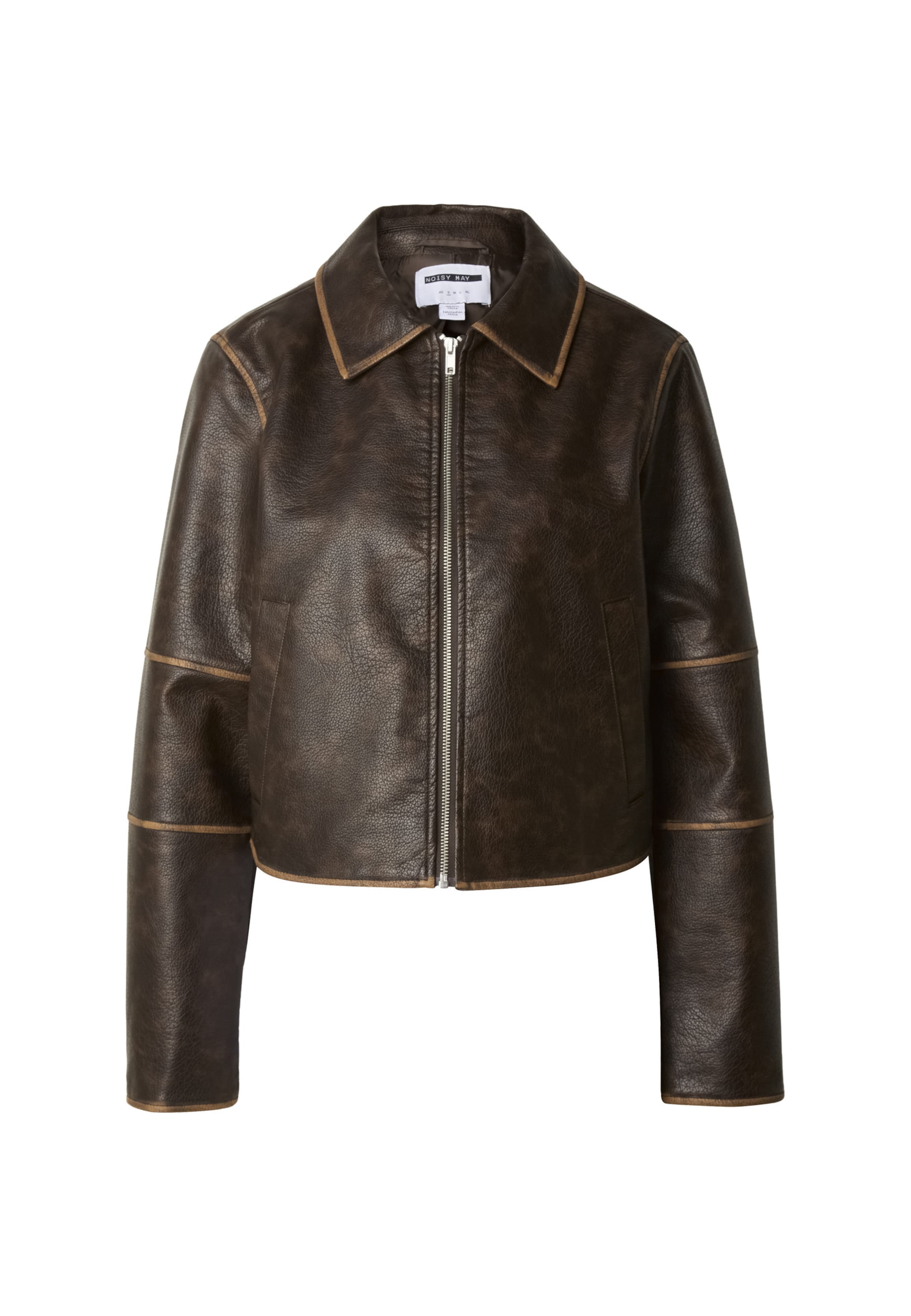 Veste mi-saison 'NMKarlie' Noisy may en marron : devant