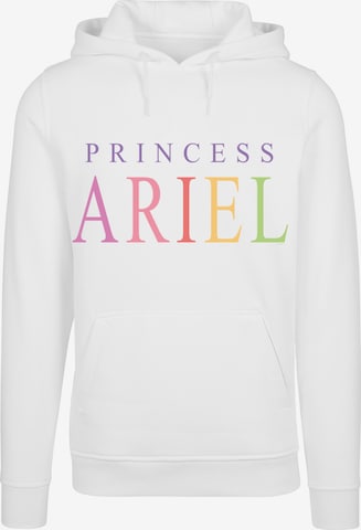 F4NT4STIC Sweatshirt 'Disney The Little Mermaid Ariel' in White: front