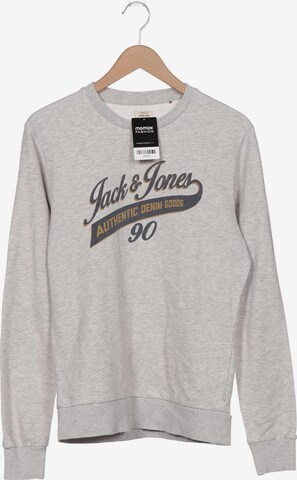 JACK & JONES Sweatshirt & Zip-Up Hoodie in S in Grey: front
