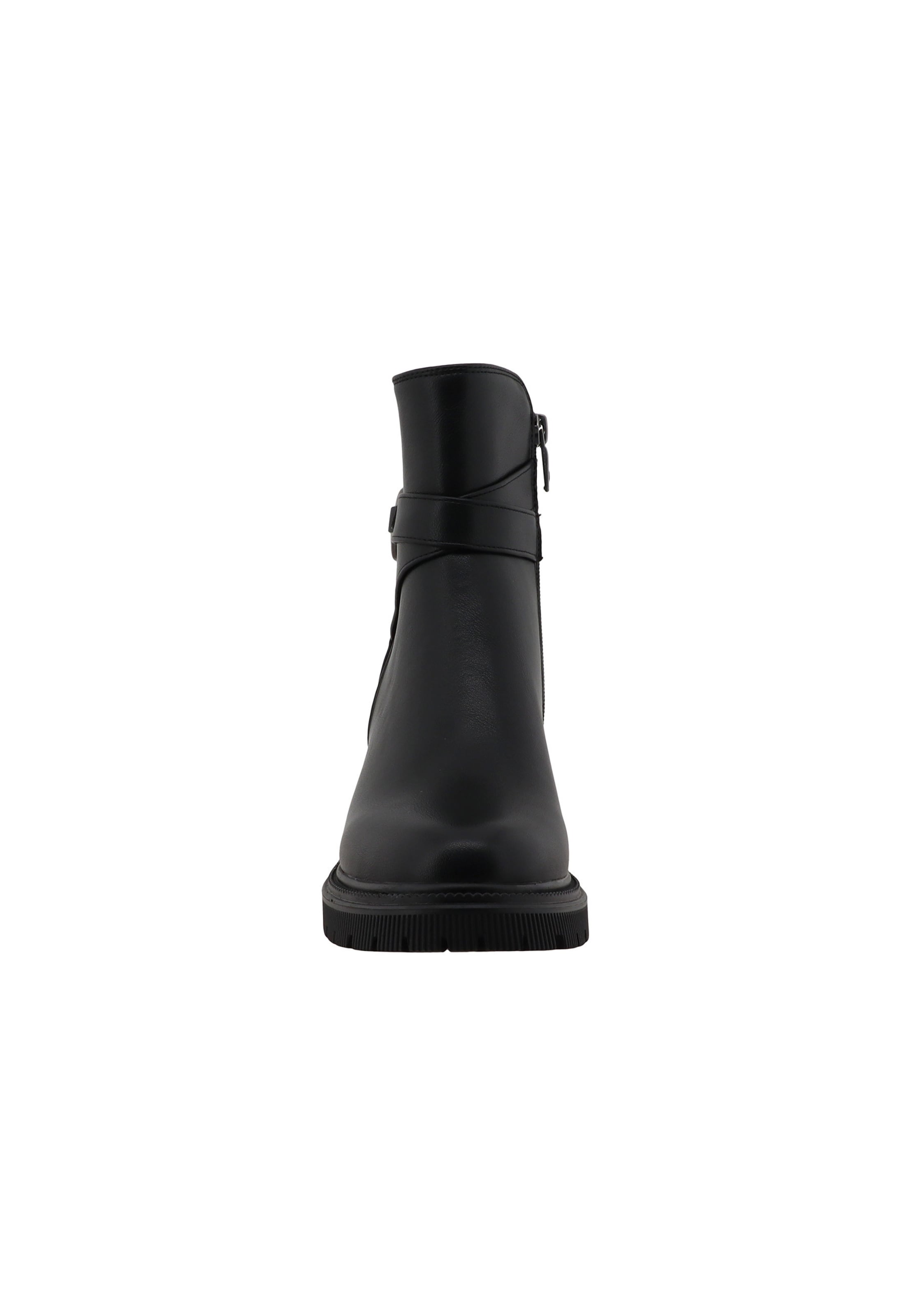 TOM TAILOR Stiefelette in Schwarz