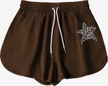 GORHEY Loosefit Hose in Braun: Vorderseite