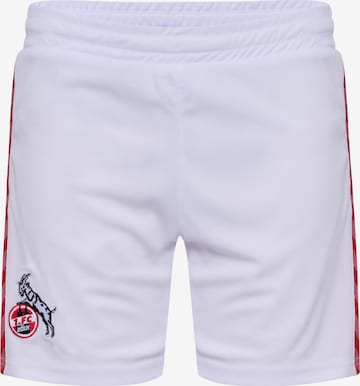Regular Pantalon de sport Hummel en blanc : devant