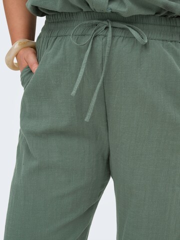 ONLY Carmakoma - Loosefit Pantalón 'CARTIZANA' en verde