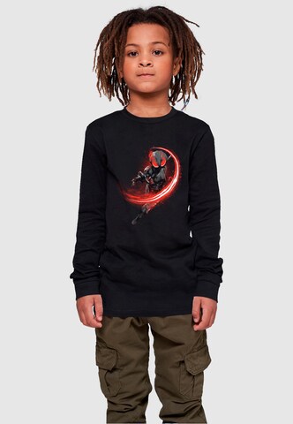 ABSOLUTE CULT Shirt 'Aquaman - Black Manta Flash' in Black: front