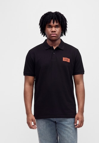 Jack & Jones Plus Majica 'JJRUSH' | črna barva: sprednja stran