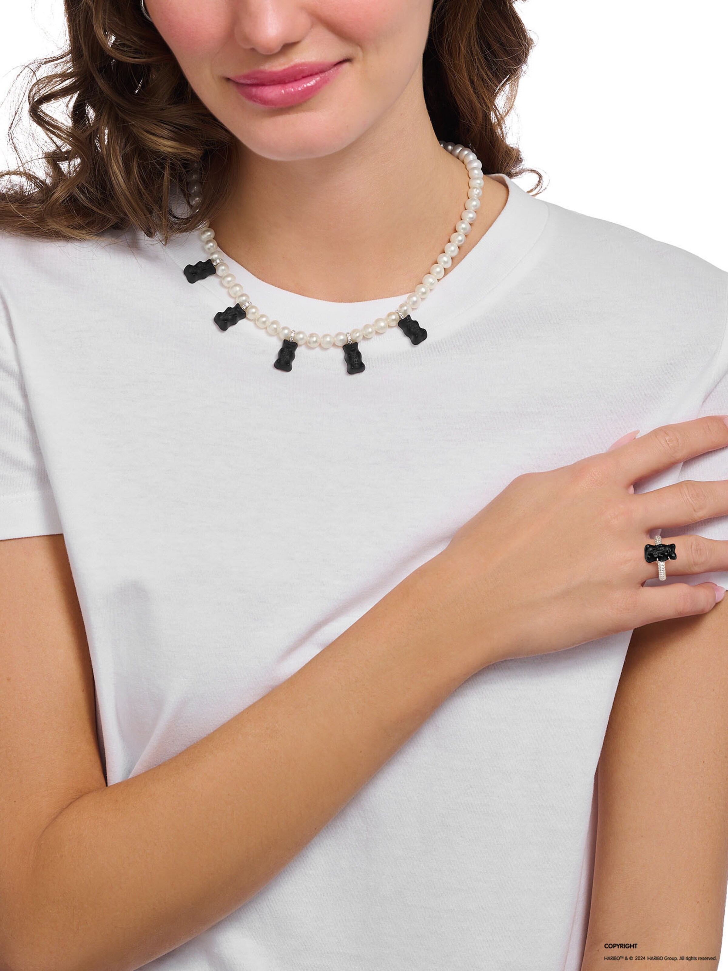 Thomas Sabo Kette in Weiß