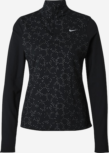 NIKE Camisa funcionais em preto / branco, Vista do produto