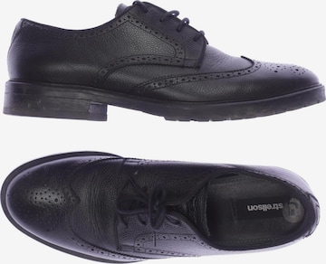 STRELLSON Flats & Loafers in 43 in Black: front