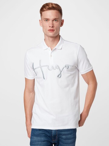 T-Shirt 'Dimlet' HUGO Red en blanc : devant