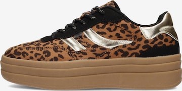 POSH by Poelman Sneakers 'BODIE' in Brown: front