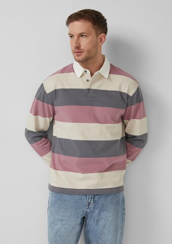 T-Shirt s.Oliver BLACK LABEL en rose : devant