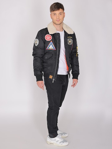 TOP GUN Übergangsjacke in Schwarz