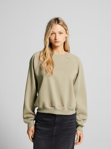 Bershka Sweatshirt i beige: forside