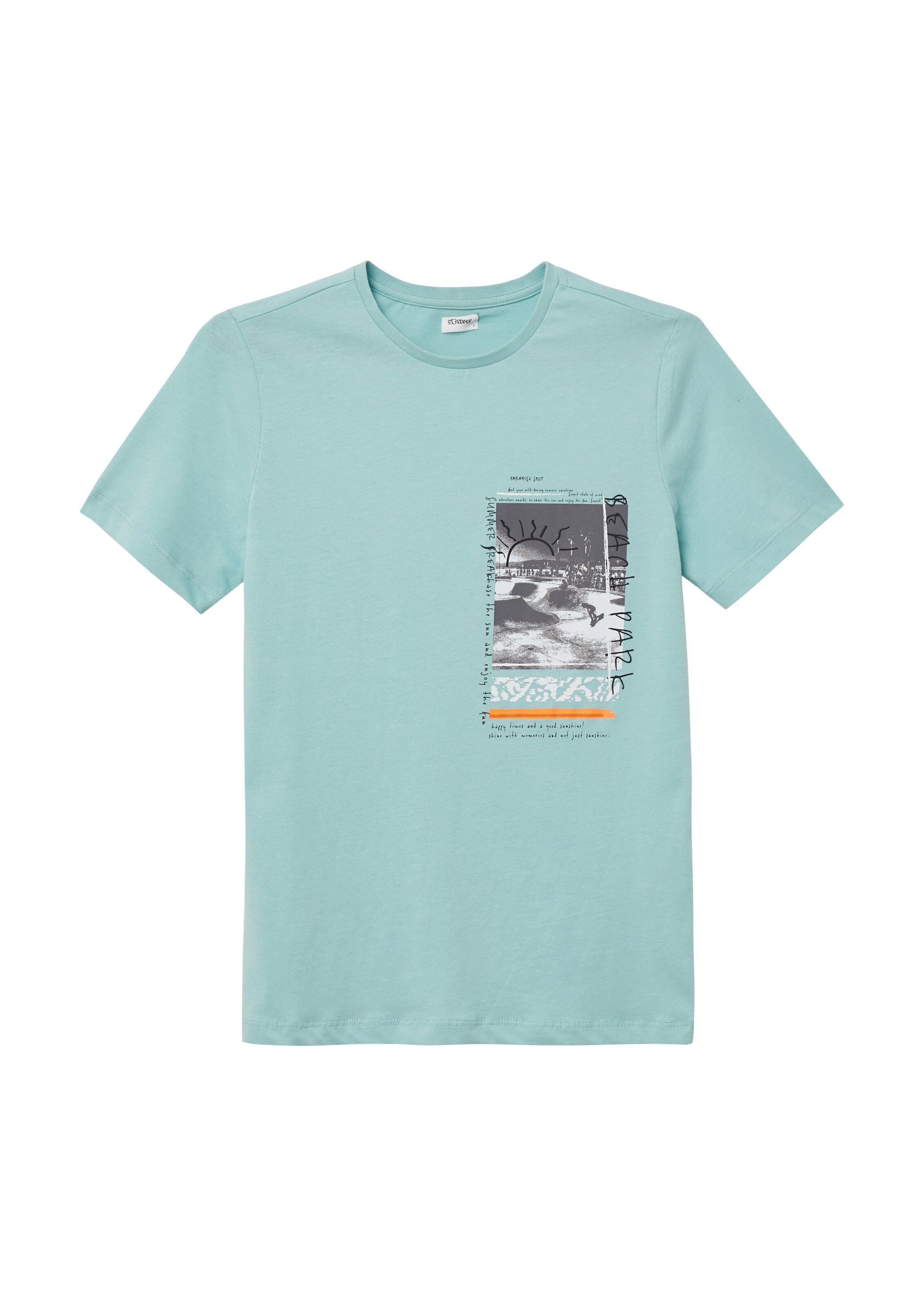 s.Oliver Shirt in Grün: Vorderseite