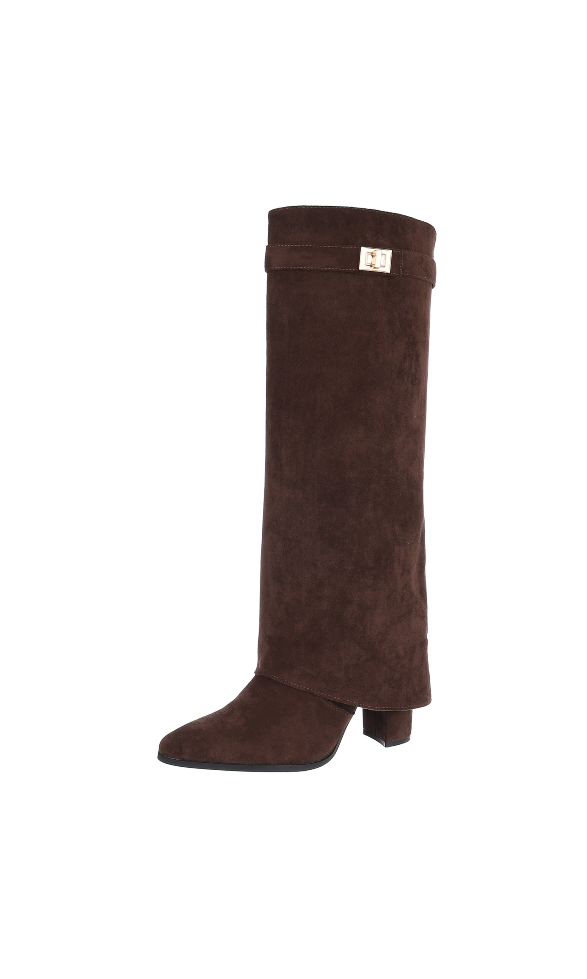 Ital-Design Boots in Brown: front