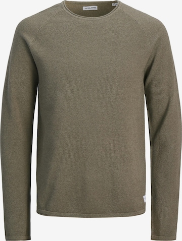 JACK & JONES Sweater 'Hill' in Brown: front