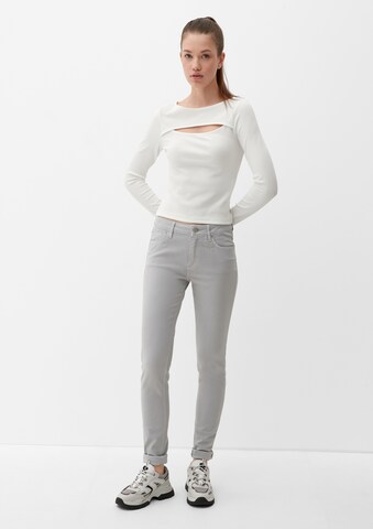 Skinny Jean QS en gris