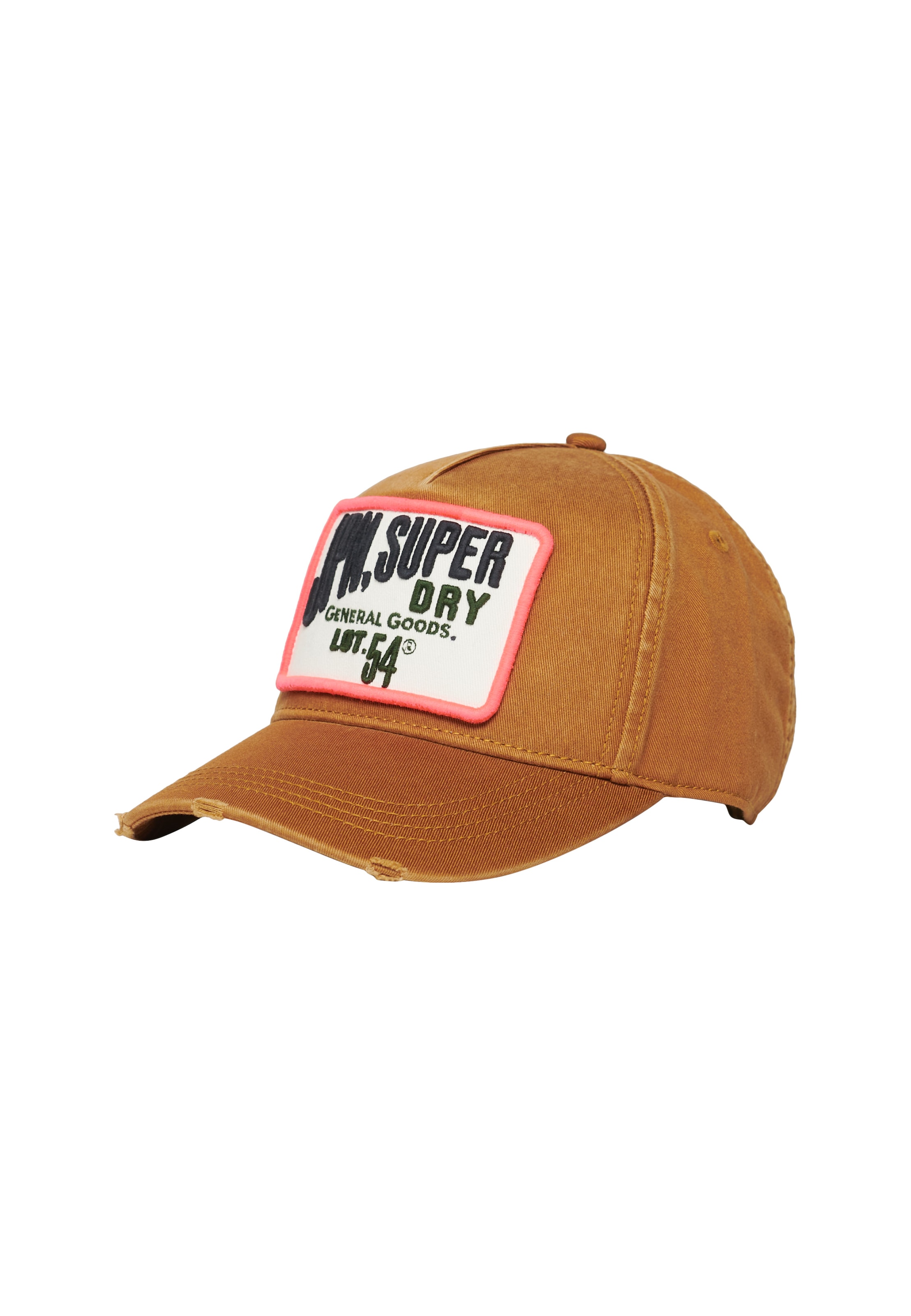 Casquette Superdry en marron : devant