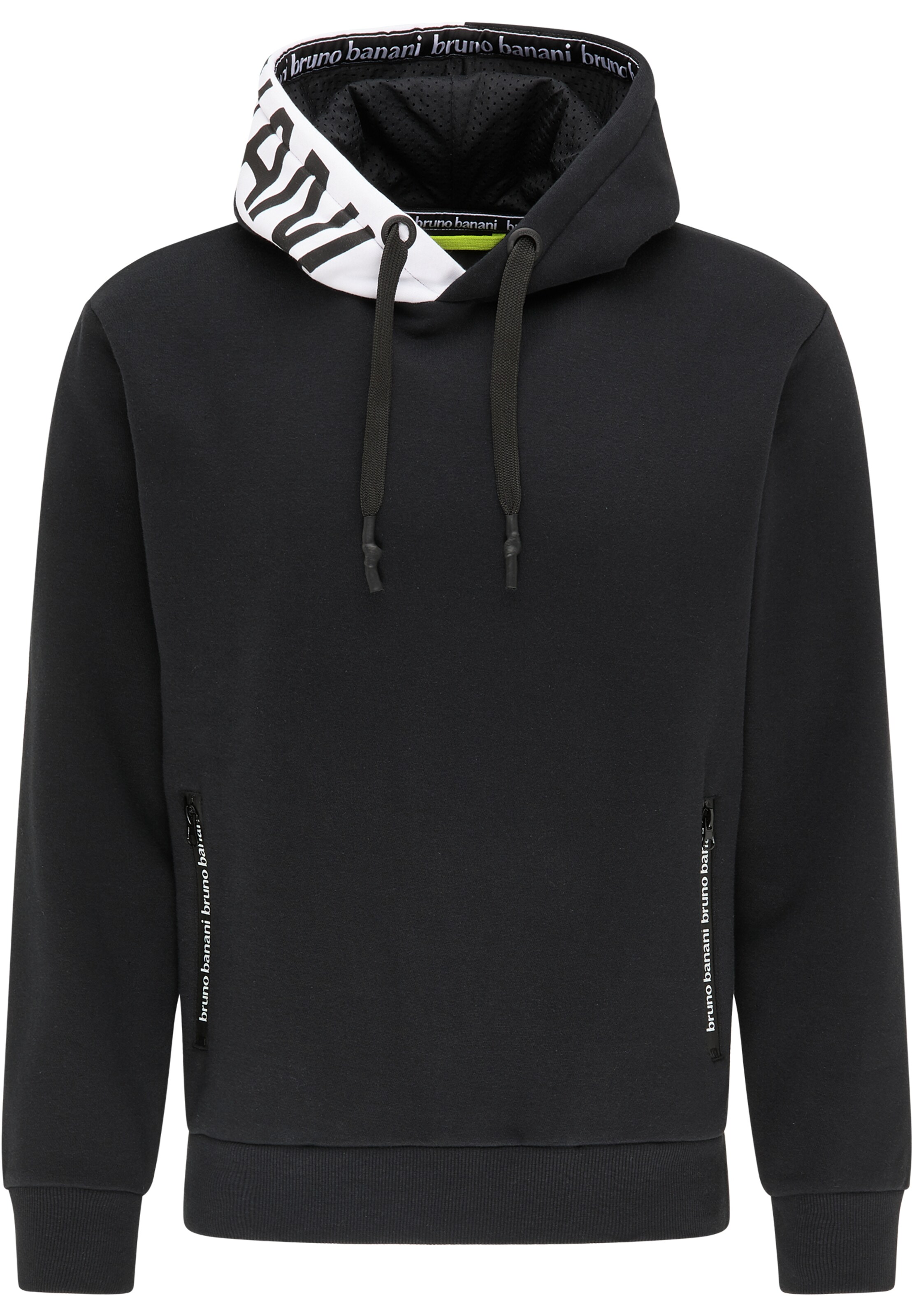Bruno Banani Sweatshirt 'Reed' in Zwart: voorkant
