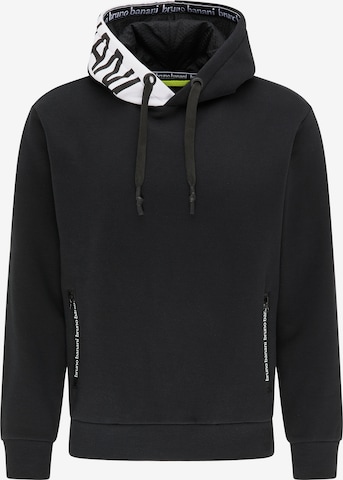 BRUNO BANANI Sweatshirt 'Reed' in Schwarz: predná strana