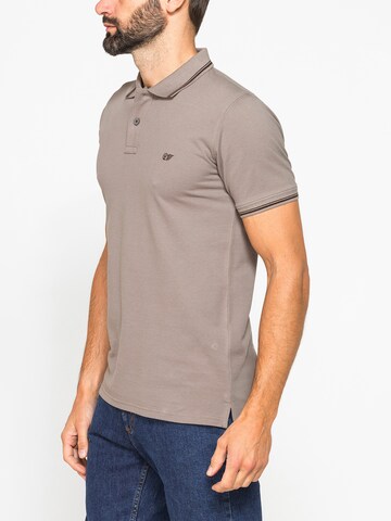 Carrera Jeans Regular Fit Hemd 'Piquet'‌‌‌‌‌‌‌‌‌‌ in Braun