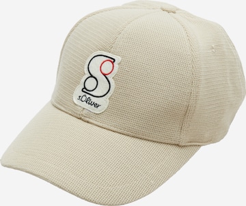 s.Oliver Cap in Beige: front