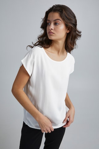 ICHI Shirt 'IHMAJA' in Wit: voorkant
