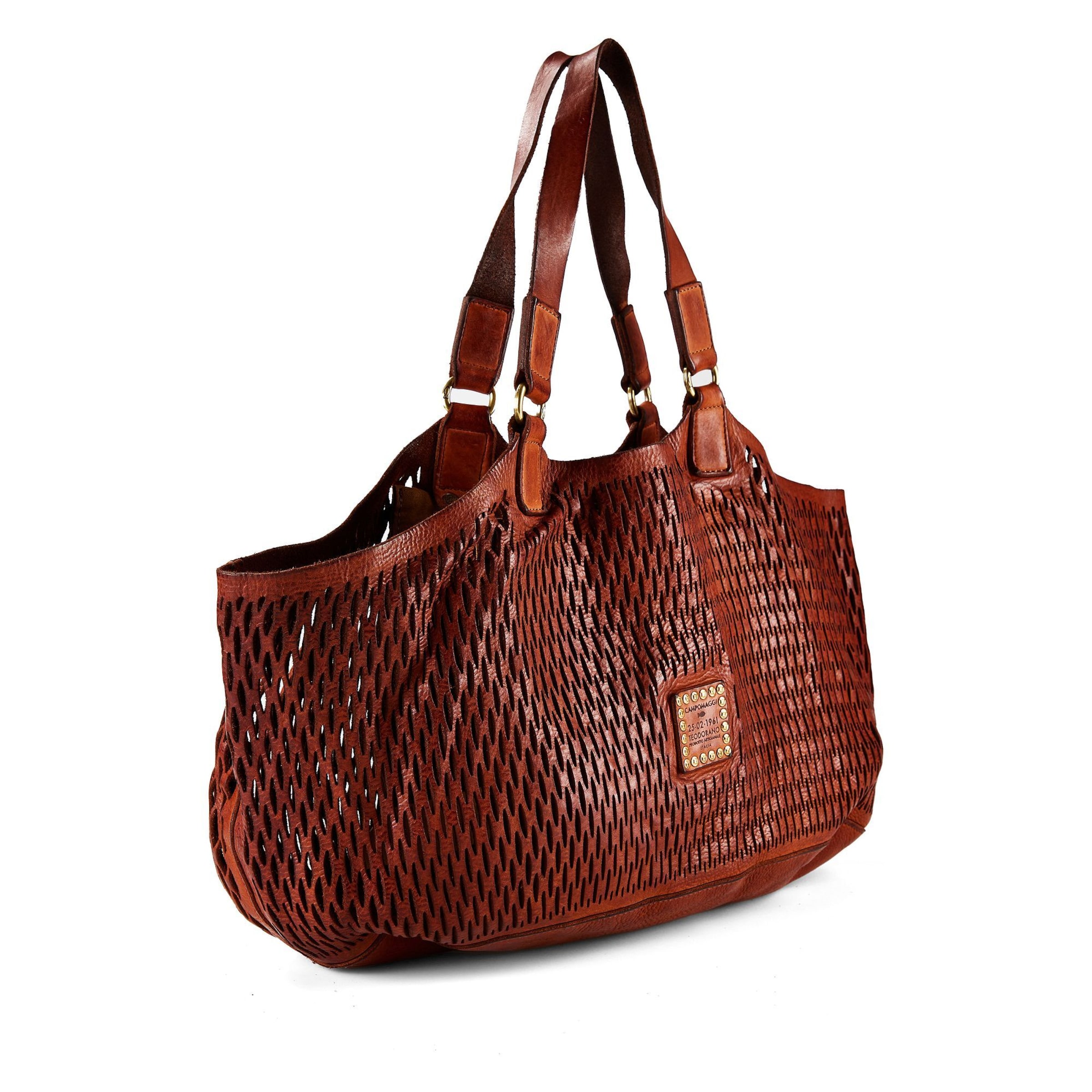 Borsa a spalla 'Cosima' di Campomaggi in marrone