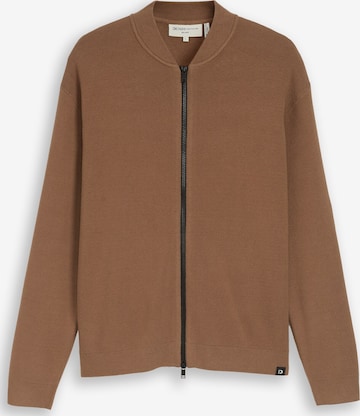 TOM TAILOR DENIM Strickjacke in Braun: Vorderseite