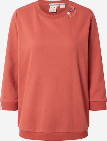 Ragwear Sweatshirt 'VEMSIA' in Red: front
