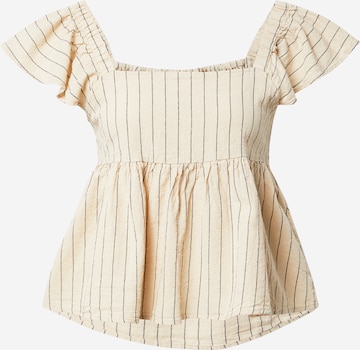 OBJECT Bluse 'NAMIR' in Beige: predná strana