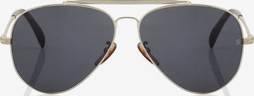 Lunettes de soleil David Beckham en or : devant