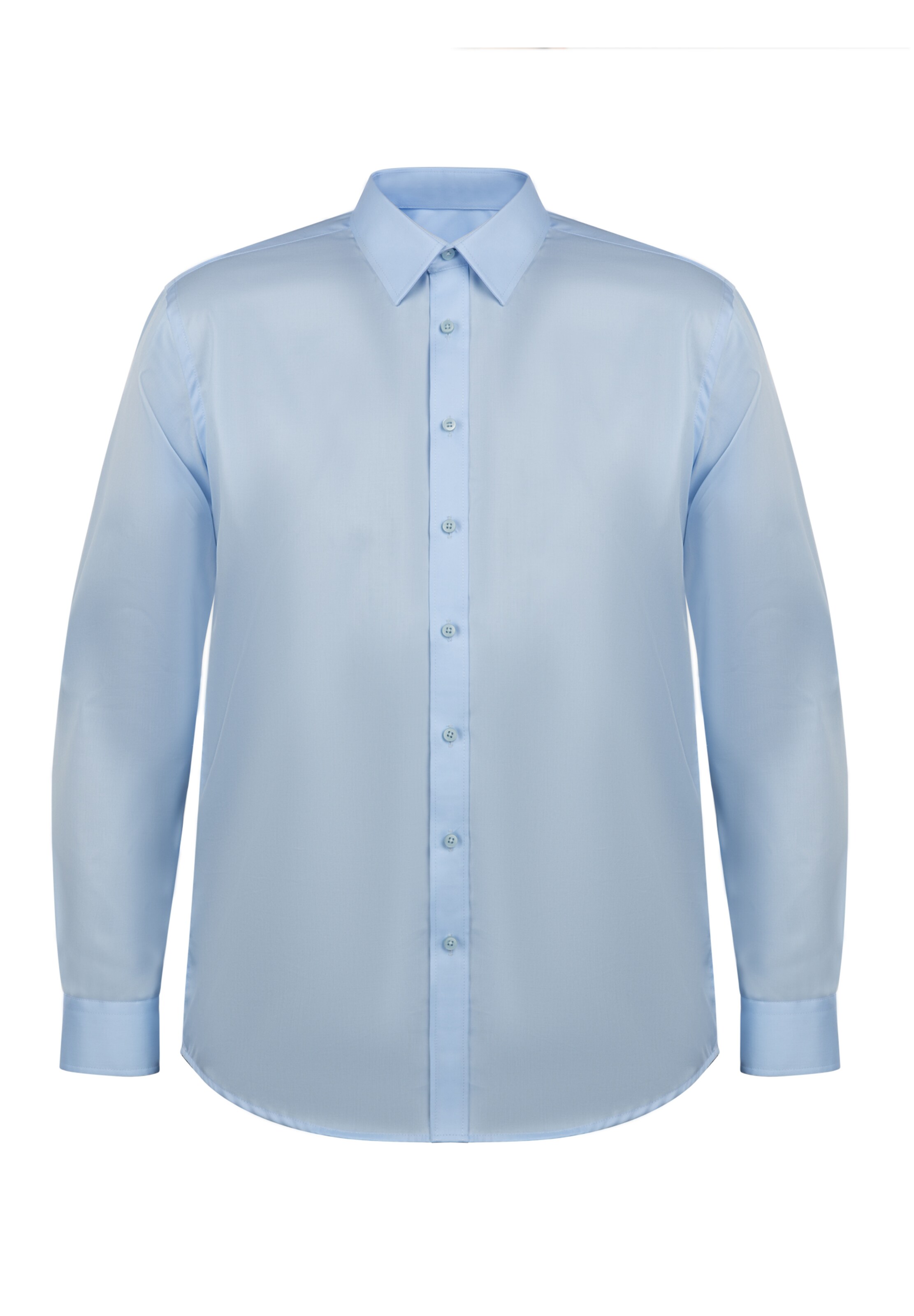 DreiMaster Klassik Regular Fit Hemd in Blau: Vorderseite