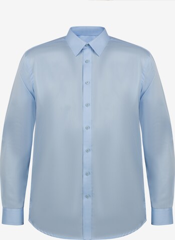 DreiMaster Klassik Regular fit Business Shirt in Blue: front