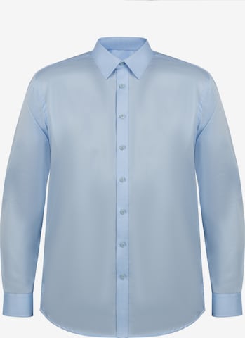 DreiMaster Klassik Regular fit Business Shirt in Blue: front